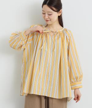 ランダムストライプブラウス