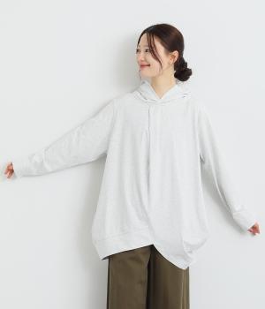 接触冷感コットンソロナジャージボールフーディー(グレー-ONESIZE)