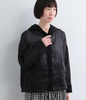 シアーラミーレースジャケット(ブラック-F)