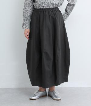 セルロースコットンコクーンスカート(ブラック-F)