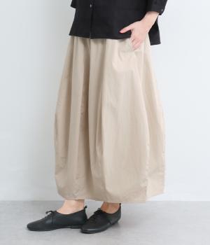 セルロースコットンコクーンスカート(ナチュラル-F)