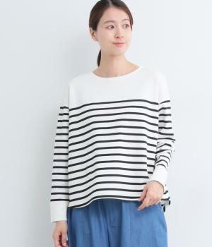 パネルボーダープルオーバー(ブラック-F)