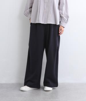 コットン裏毛ワイドパンツ（ネイビー・F）