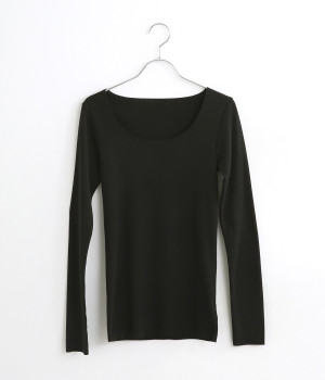 フライス長袖T(ブラック-ONESIZE)