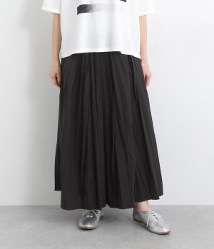 ランダムプリーツスカート(ブラック-ONESIZE)