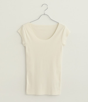 フライスフレンチトップス(オフホワイト-ONESIZE)