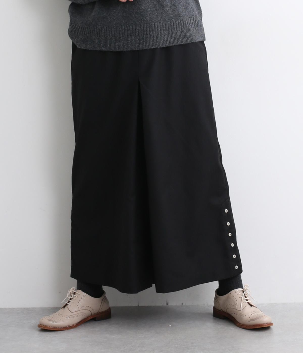 ピーチツイルキュロット(ブラック-F)