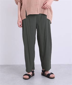 サイドタックイージーパンツ(チャコール-ONESIZE)