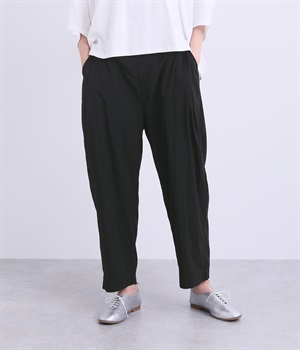 サイドタックイージーパンツ(ブラック-ONESIZE)