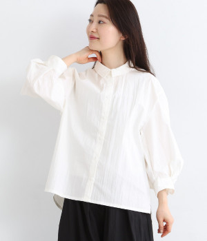 一部別注｜コットンナイロンボリューム袖シャツ(オフホワイト-ONESIZE-【別注カラー】)