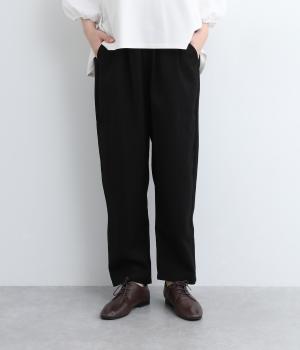 ポリレーヨンナイロンイージーベーカーパンツ(ブラック-ONESIZE)