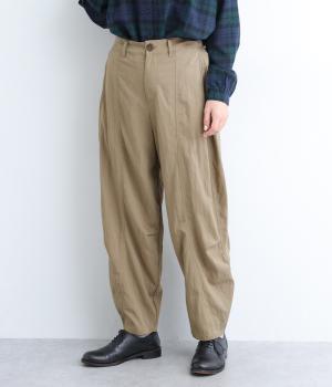 レーヨンナイロンツイル縦切替パンツ