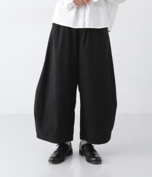 コットンナイロンバルーンパンツ(ブラック-F)