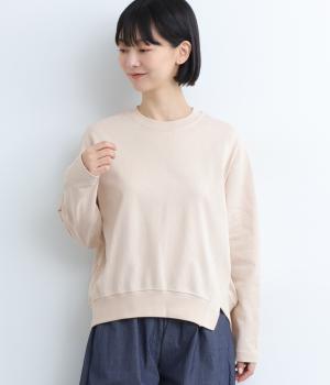 ベビーオンスコットンアシメ裾リブプルオーバー(ライトベージュ-F)