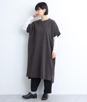 ベビーオンスコットンボックスワイドワンピース