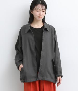 リネンドルマンZIPシャツジャケット