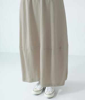 リヨセルキュプラナイロン切替コクーンスカート