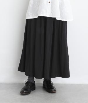 ギャザーサルアパンツ（ブラック・F）
