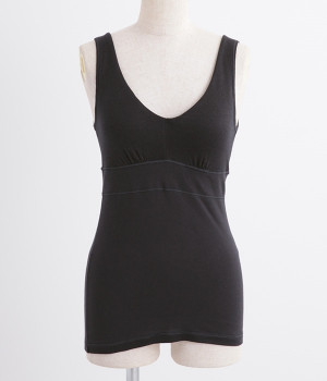 シンプルシリーズ　カップ付タンクトップ(インディゴ-L)