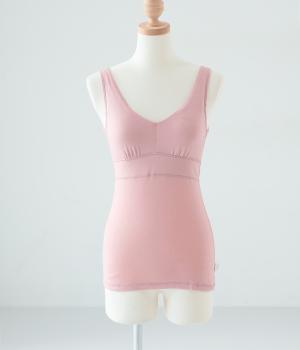 シンプルシリーズ　カップ付タンクトップ(レトロピンク-L)