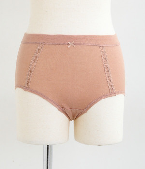 ファッションシリーズ　深はきショーツ(ローズブラウン-L)