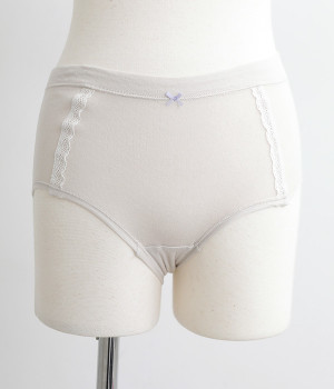 ファッションシリーズ　深はきショーツ(グレー-M)