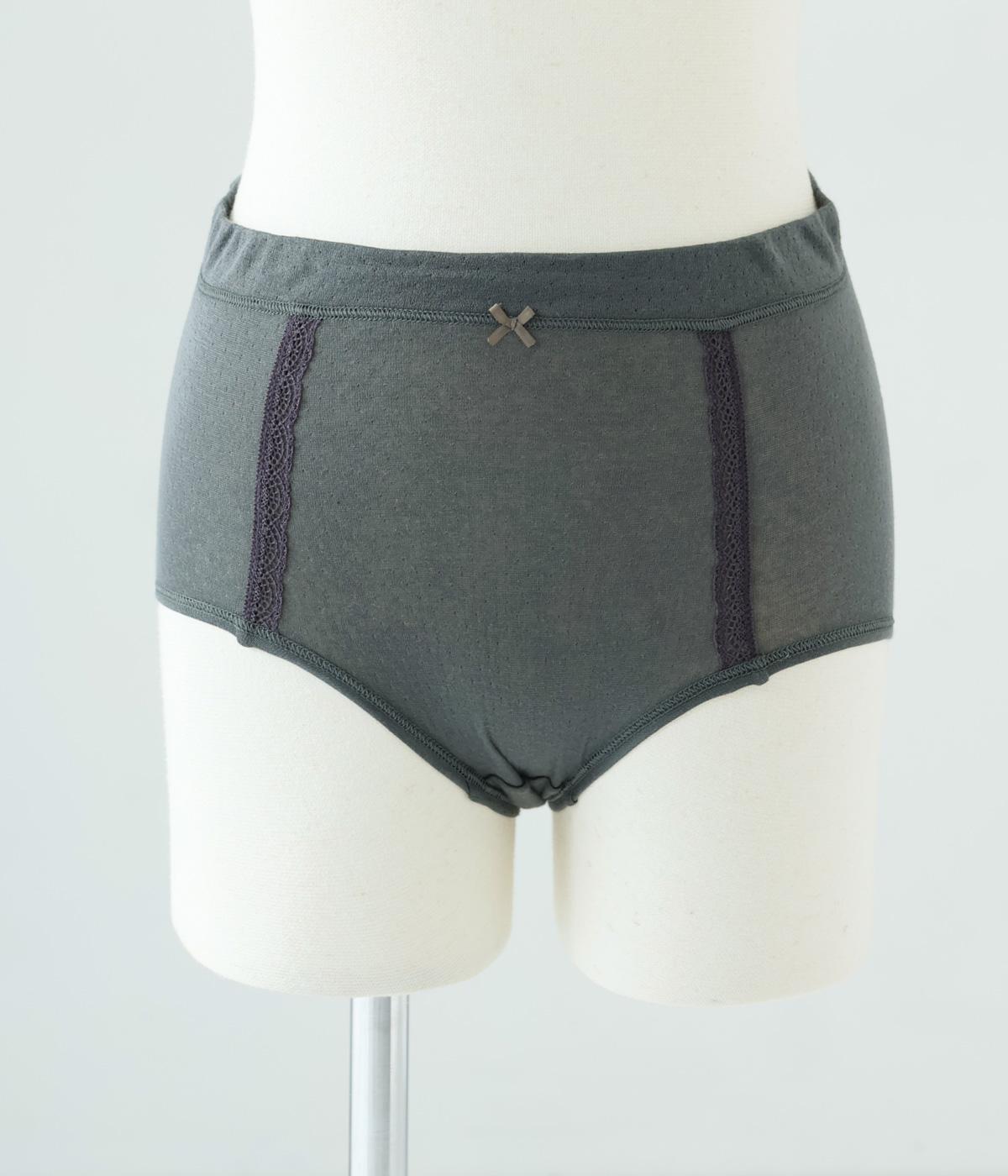 ファッションシリーズ　深はきショーツ(ディムグレー-M)