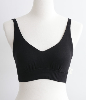 ヘルシーシリーズ　ブラ(ブラック-L)