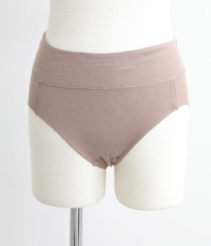 ヘルシーシリーズ　ハイライズショーツ(モカブラウン-L)