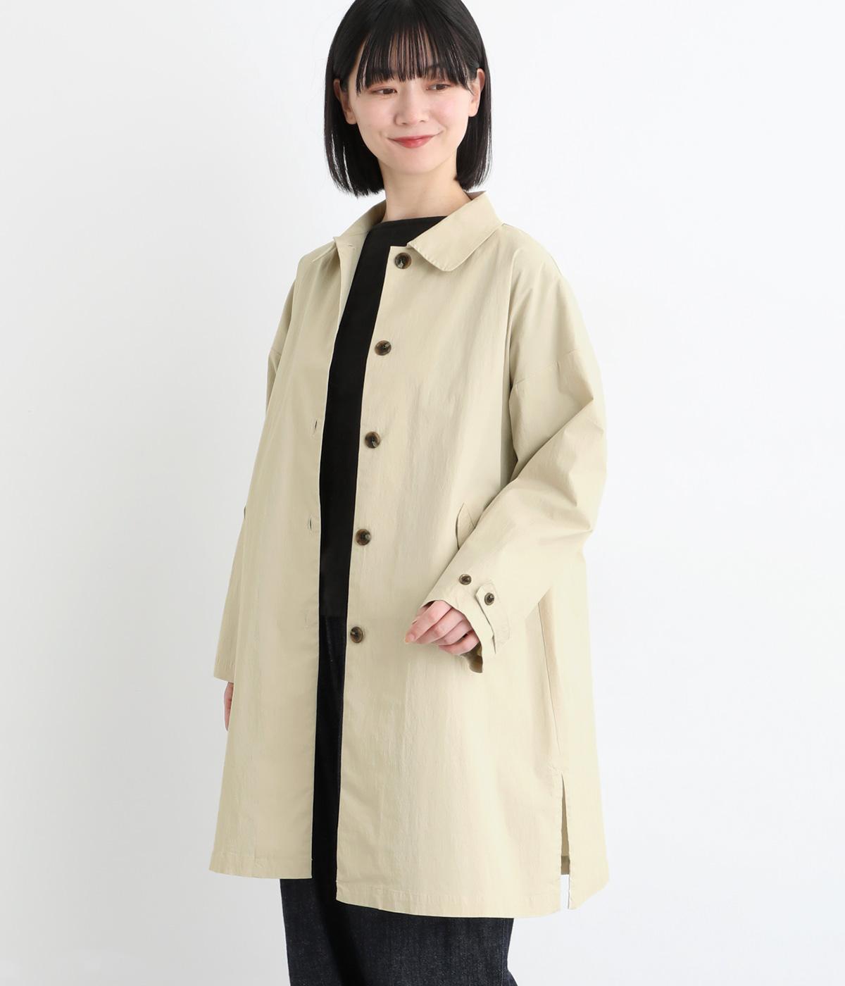 コットンナイロンツイルストレッチコート2(エクリュ-F)