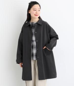 コットンナイロンツイルストレッチコート2(クロ-F)