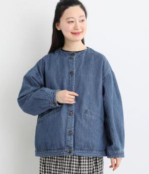 10ozコットン甘織デニム・ヒッコリージャケット