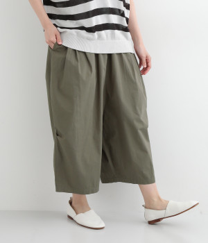 コットンライトウェザーコクーンパンツ(スモークセージ-ONESIZE)