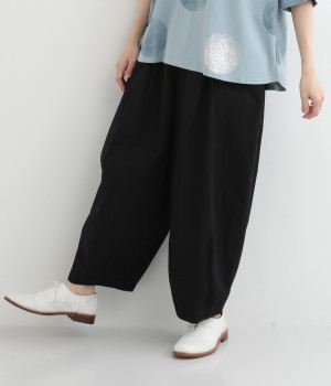 コットンライトウェザーバルーンパンツ(ブラック-ONESIZE)