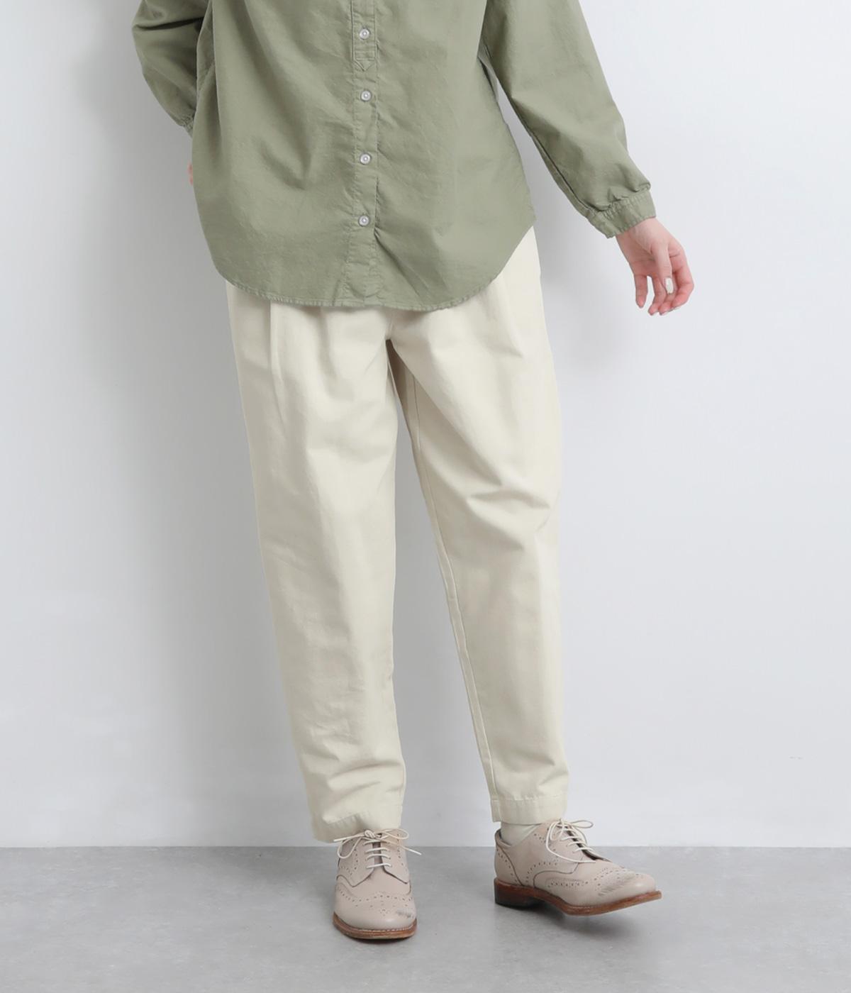 コットンライトキャンバスパンツ(アイボリー-F)