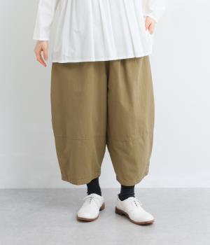 コットンライトドビークロスパンツ(セピアベージュ-F)