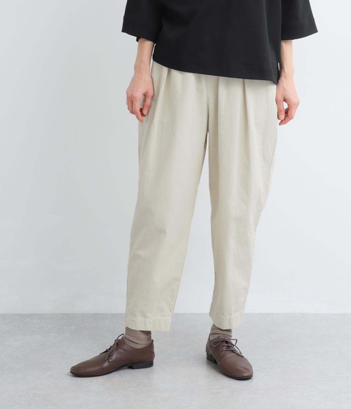 コットンライトドビークロスパンツ2(アイボリー-F)
