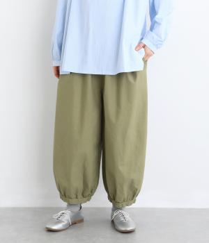 オックス日本製品染ワイドパンツ