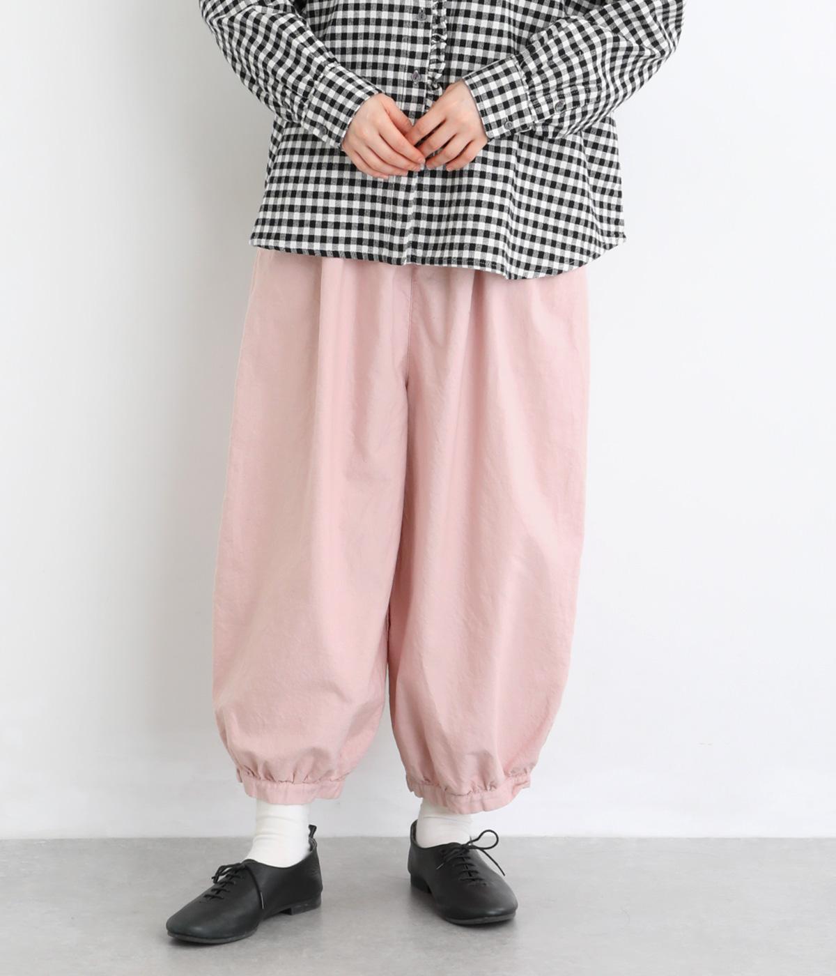 オックス日本製品染ワイドパンツ(パウダーピンク-F)