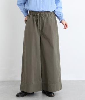 【tukuroi by SUN VALLEY】コットンナイロンツイルパンツ2(ダークグレー-F)