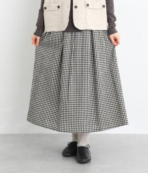 32×30コットンリネン平織スカート