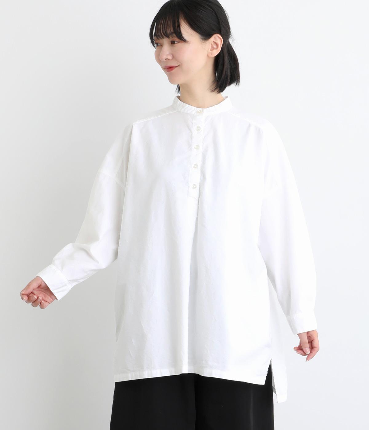 オックス日本製品染シャツ2(シロ-F)