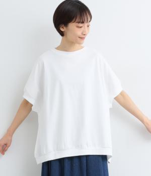 【tukuroi by SUN VALLEY】コットンスムースシルケットカットソー(オフシロ-F)