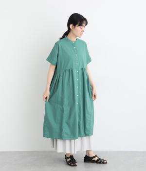 オックス日本製品染ワンピース(ブルーグリーン-ONESIZE)