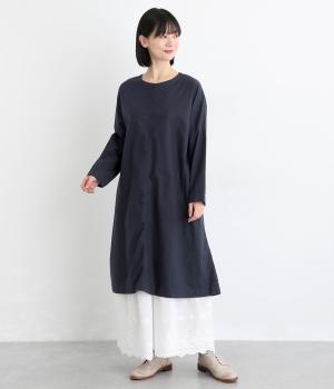 オックス日本製品染ワンピース(ネイビー-F)