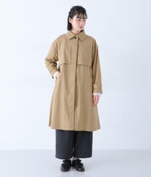 TCナイロンピーチ起毛　コート(ベージュ-F)
