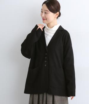 ツイルストレッチ　ジャケット(クロ-F)