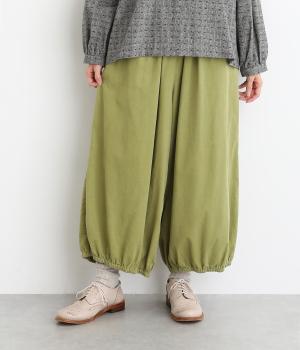 コーデュロイコクーンワイドパンツ