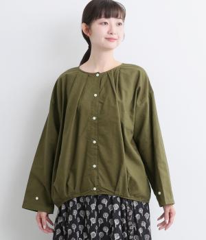 コットンオックス日本製品染2wayブラウス