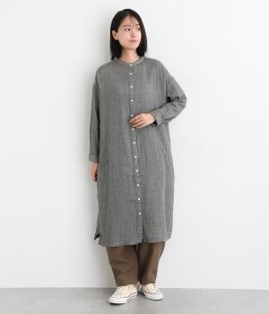 コットンTOP糸ダブルガーゼ　ワンピース